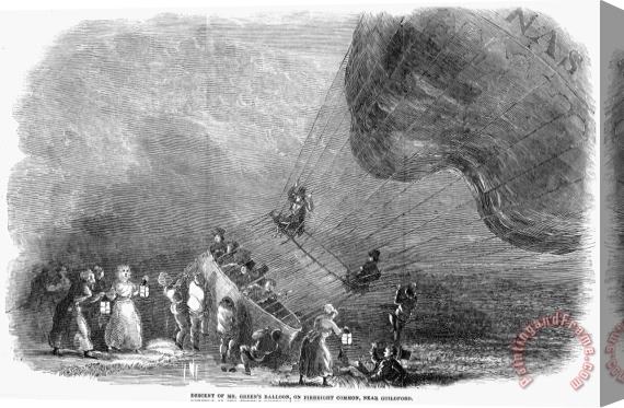 Others Royal Nassau Balloon, 1852 Stretched Canvas Print / Canvas Art