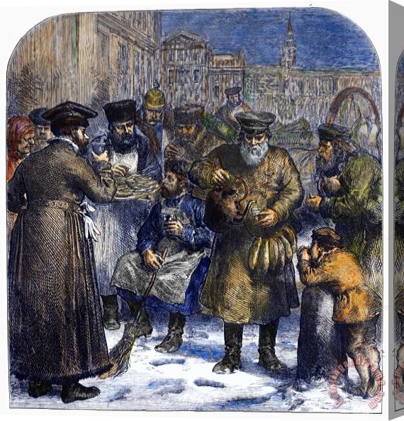 Others Russia: Tea Vendor, 1874 Stretched Canvas Print / Canvas Art