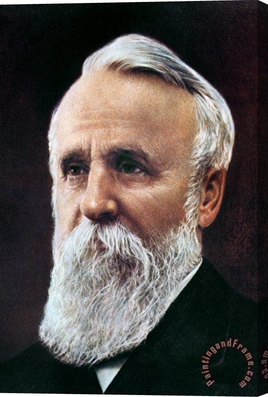 Others Rutherford B. Hayes Stretched Canvas Print / Canvas Art