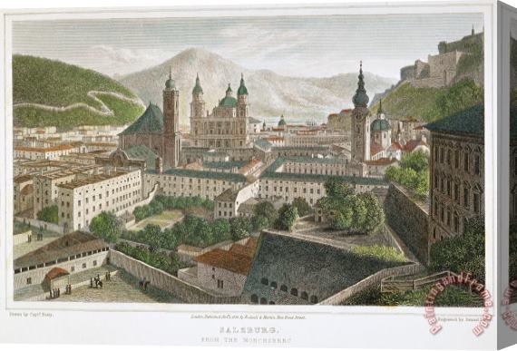 Others Salzburg, Austria, 1823 Stretched Canvas Print / Canvas Art