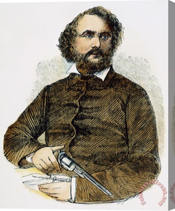Others Samuel Colt (1814-1862) Stretched Canvas Painting / Canvas Art