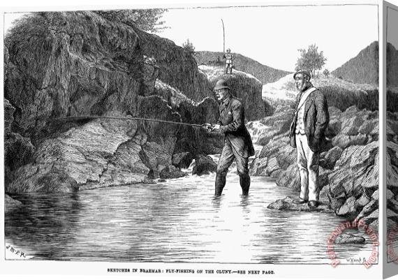 Others Scotland: Fishing, 1880 Stretched Canvas Painting / Canvas Art