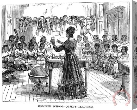 Others Segregated School, 1870 Stretched Canvas Print / Canvas Art