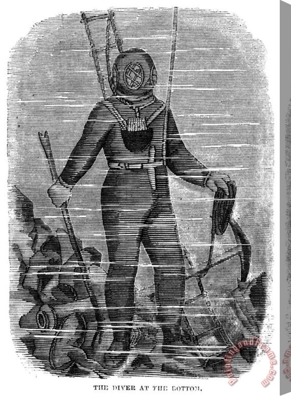 Others Sevastopol: Diver, 1858 Stretched Canvas Painting / Canvas Art