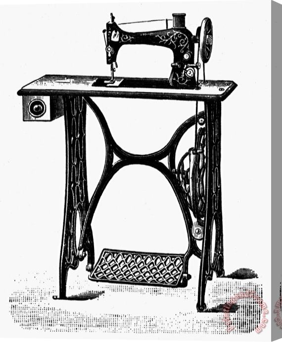 Others Sewing Machine Stretched Canvas Print / Canvas Art