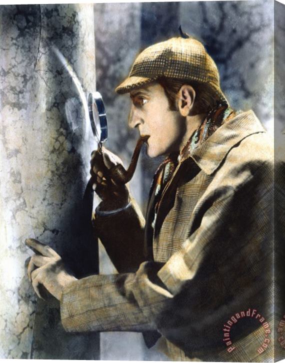 Others Sherlock Holmes Stretched Canvas Print / Canvas Art