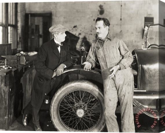 Others Silent Film: Automobiles Stretched Canvas Painting / Canvas Art