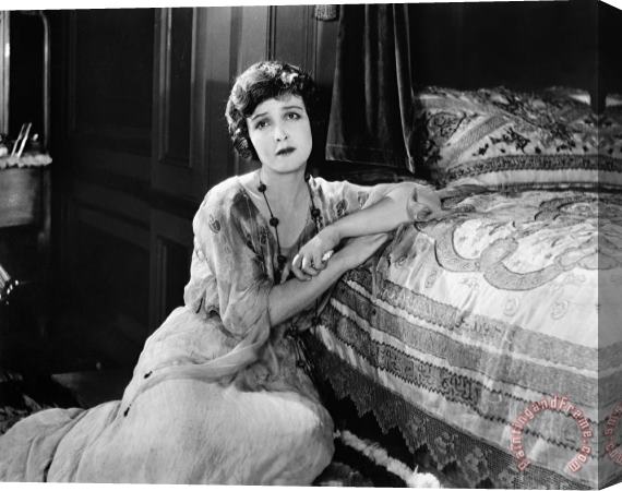 Others Silent Film Still: Woman Stretched Canvas Print / Canvas Art