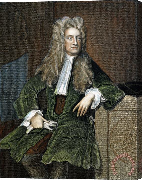 Others Sir Isaac Newton (1642-1727) Stretched Canvas Print / Canvas Art