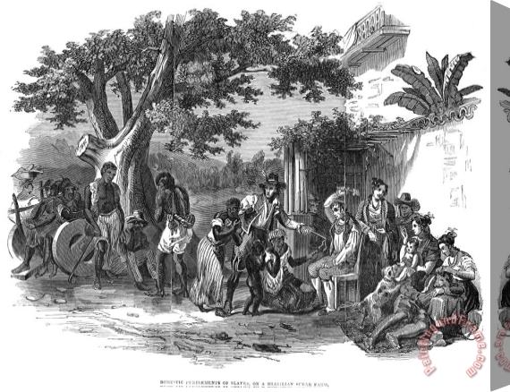 Others Slavery: Brazil, 1845 Stretched Canvas Print / Canvas Art