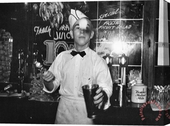 Others Soda Jerk, 1939 Stretched Canvas Print / Canvas Art