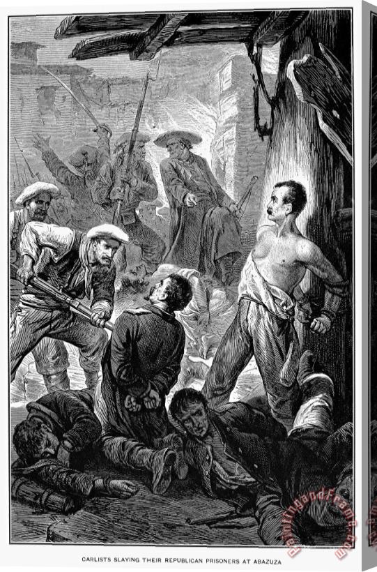 Others Spain: Second Carlist War Stretched Canvas Painting / Canvas Art