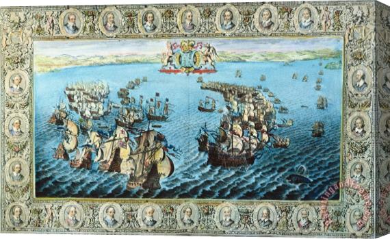 Others Spanish Armada, 1588 Stretched Canvas Painting / Canvas Art
