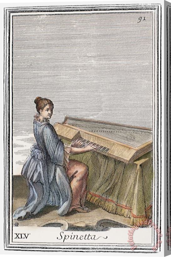 Others Spinet, 1723 Stretched Canvas Print / Canvas Art