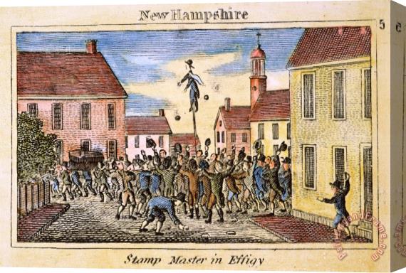 Others Stamp Act: Protest, 1765 Stretched Canvas Painting / Canvas Art