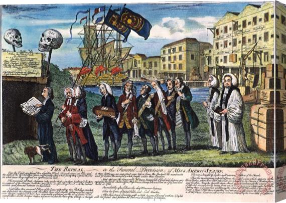 Others Stamp Act: Repeal, 1766 Stretched Canvas Print / Canvas Art