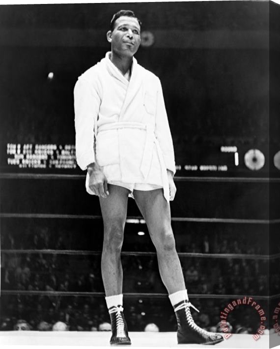 Others Sugar Ray Robinson Stretched Canvas Print / Canvas Art