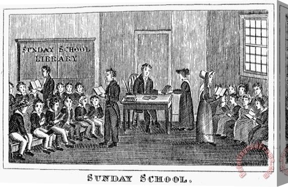 Others Sunday School, 1832 Stretched Canvas Painting / Canvas Art