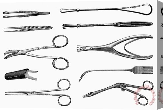 Others Surgical Instruments Stretched Canvas Print / Canvas Art
