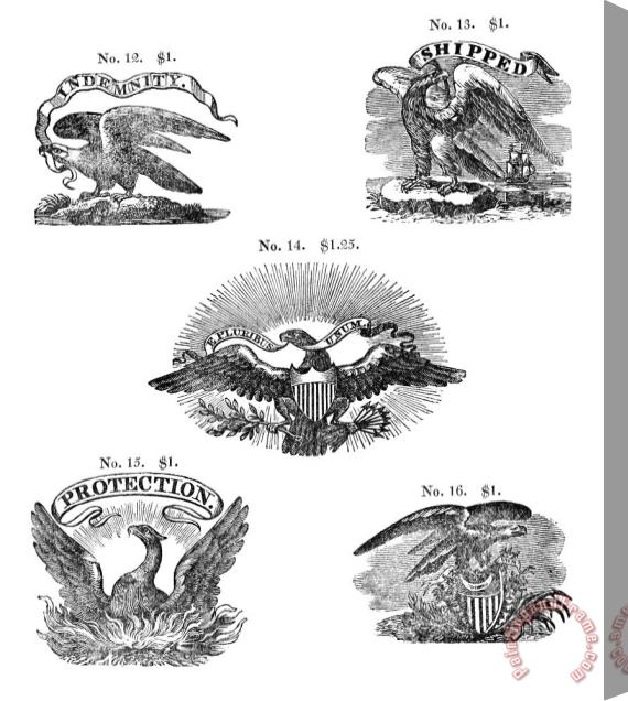Others Symbols: Eagles Stretched Canvas Print / Canvas Art