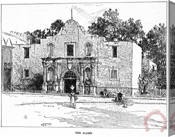 Others Texas: Alamo, 1900 Stretched Canvas Print / Canvas Art