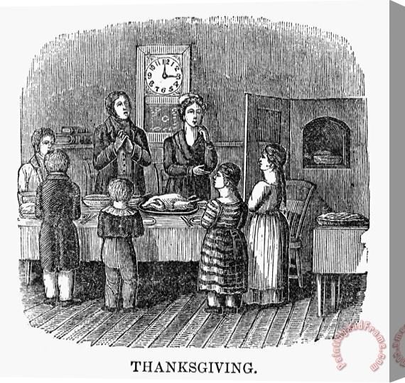 Others Thanksgiving, 1853 Stretched Canvas Print / Canvas Art