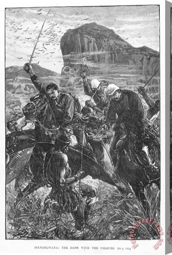 Others The Zulu War, 1879 Stretched Canvas Painting / Canvas Art