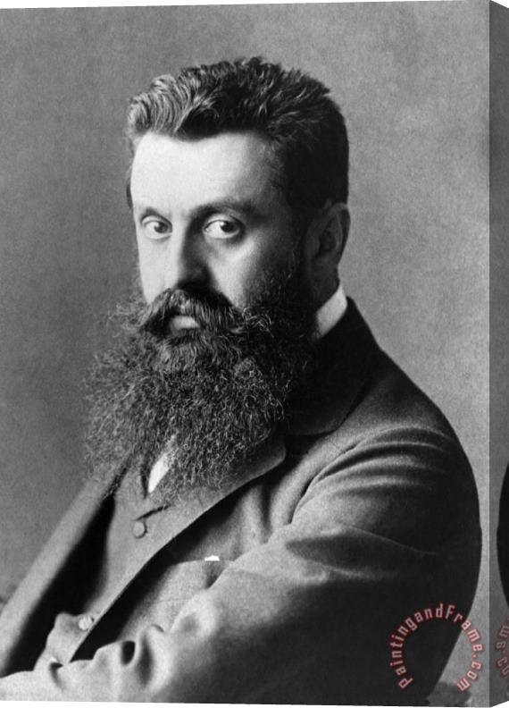 Others Theodor Herzl (1860-1904) Stretched Canvas Painting / Canvas Art