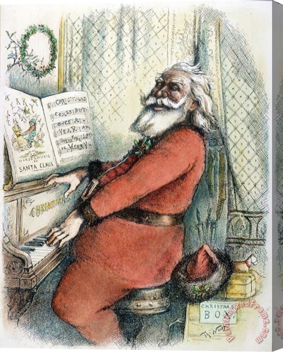 Others Thomas Nast: Santa Claus Stretched Canvas Painting / Canvas Art