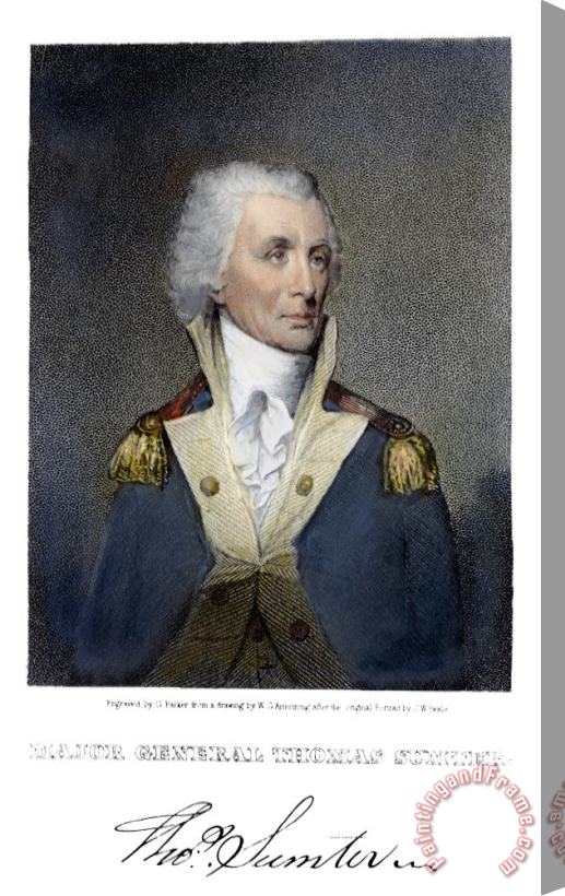 Others Thomas Sumter (1734-1832) Stretched Canvas Print / Canvas Art