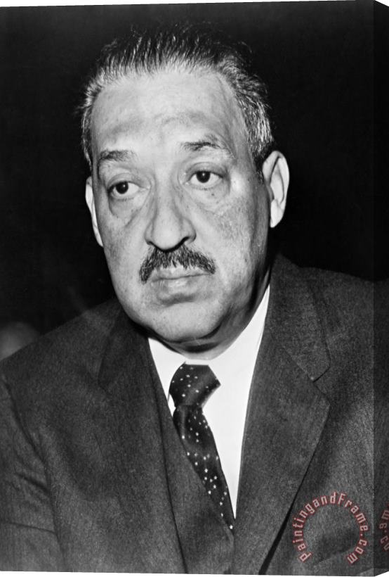 Others Thurgood Marshall Stretched Canvas Print / Canvas Art