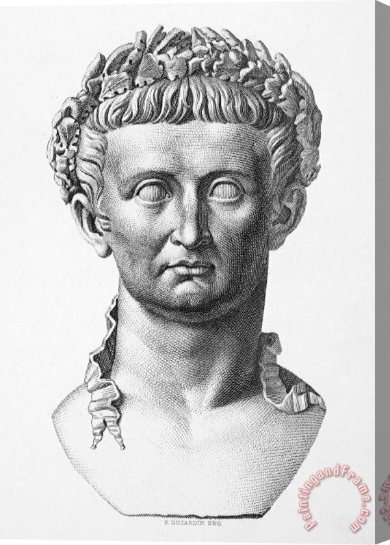 Others Tiberius (42 B.c.- 37 A.d.) Stretched Canvas Print / Canvas Art