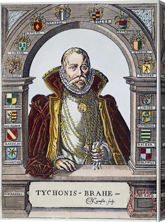 Others Tycho Brahe (1546-1601) Stretched Canvas Print / Canvas Art