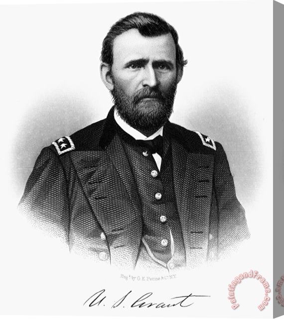 Others Ulysses S. Grant (1822-1885) Stretched Canvas Painting / Canvas Art