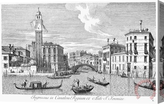 Others Venice: Grand Canal, 1742 Stretched Canvas Painting / Canvas Art