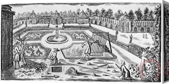 Others Versailles: Gardens, 1690 Stretched Canvas Painting / Canvas Art
