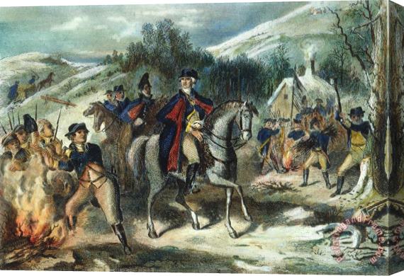 Others Washington: Valley Forge Stretched Canvas Painting / Canvas Art