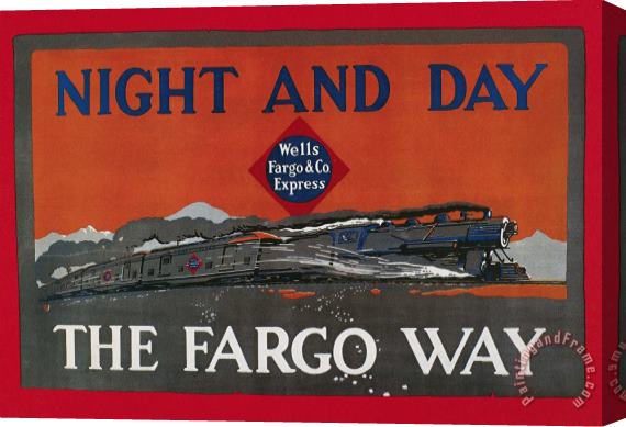 Others Wells Fargo Express, 1915 Stretched Canvas Painting / Canvas Art