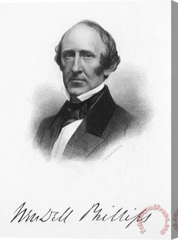 Others Wendell Phillips (1811-1884) Stretched Canvas Print / Canvas Art