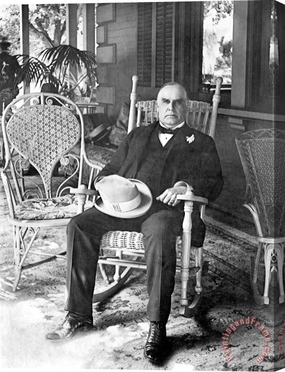 Others WILLIAM McKINLEY (1843-1901) Stretched Canvas Painting / Canvas Art