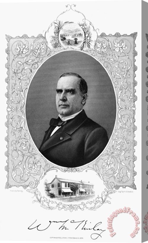 Others WILLIAM McKINLEY Stretched Canvas Print / Canvas Art
