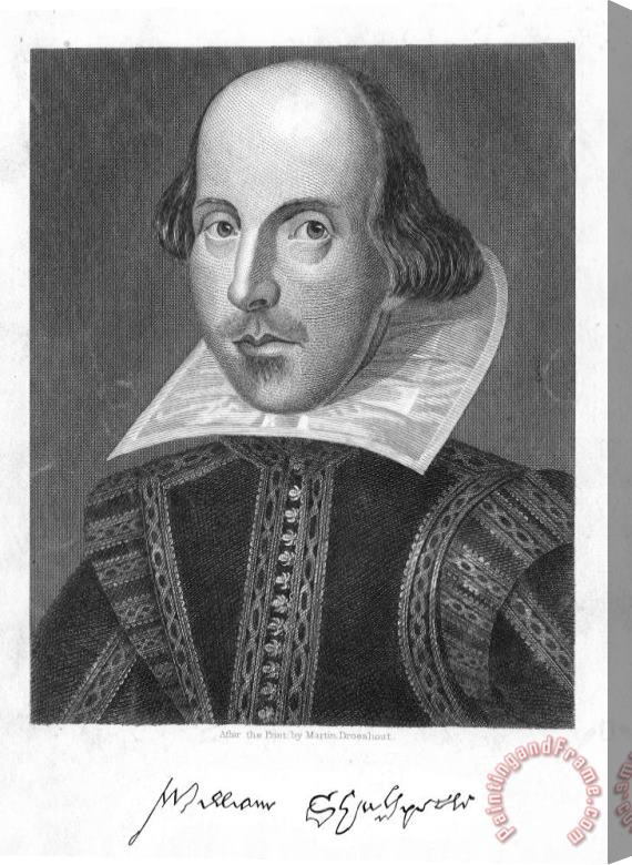 Others William Shakespeare Stretched Canvas Painting / Canvas Art