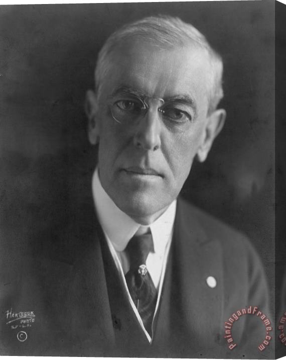 Others Woodrow Wilson (1856-1924) Stretched Canvas Painting / Canvas Art