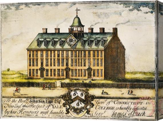 Others Yale College, 1749 Stretched Canvas Print / Canvas Art