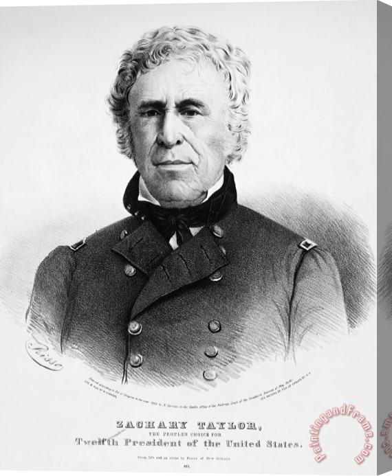 Others Zachary Taylor (1784-1850) Stretched Canvas Print / Canvas Art