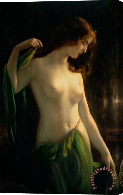 Otto Theodor Gustav Lingner Water Nymph Stretched Canvas Painting / Canvas Art