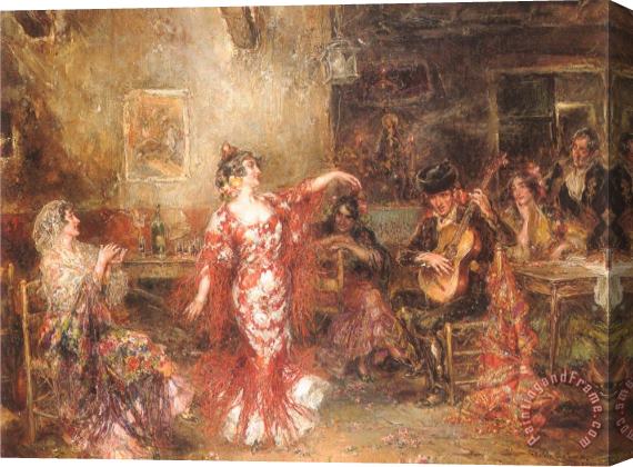 Pablo Juan Salinas The Spanish Dancer Stretched Canvas Painting / Canvas Art