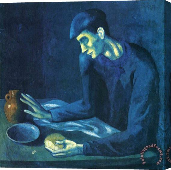 Pablo Picasso Breakfast of a Blind Man 1903 Stretched Canvas Painting / Canvas Art