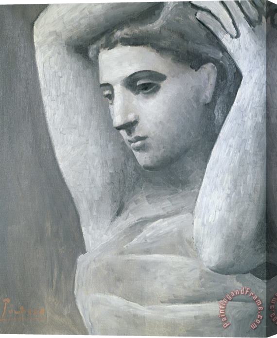 Pablo Picasso Bust of a Woman, Arms Raised, Dinard, Summer Stretched Canvas Painting / Canvas Art
