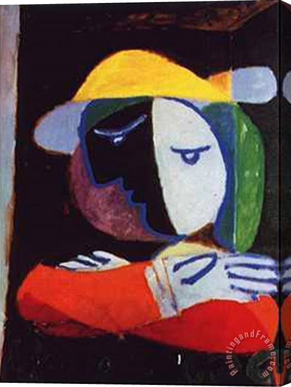Pablo Picasso Femme Au Balcon C 1937 Stretched Canvas Painting / Canvas Art